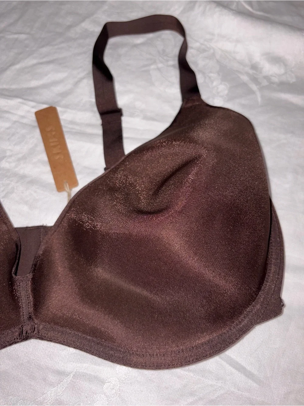 NWT Skims Weightless Scoop Bra espresso Sz 42DD